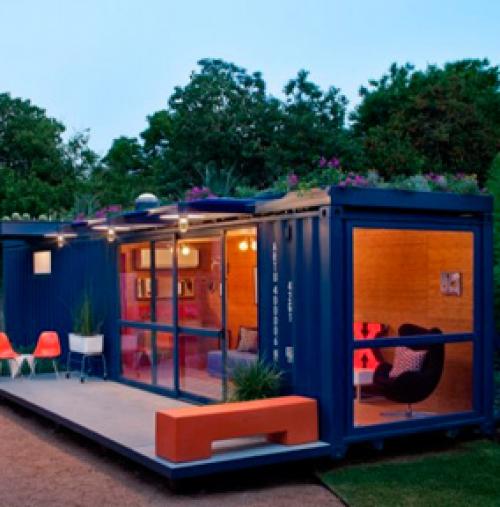 Дома из контейнеров 40 футов. Проекты домов из морских контейнеров 03 Дома из контейнеров 40 футов. Проекты домов из морских контейнеров 03