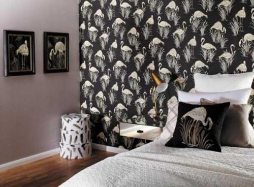 Дизайн комнаты с темными обоями. Варианты дизайна черных обоев