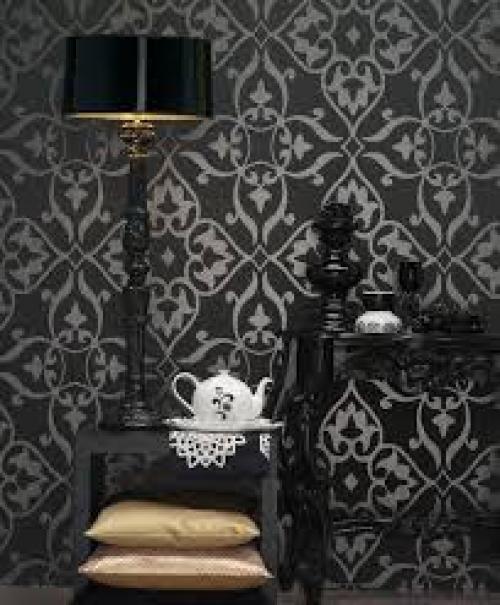 Какие типы мебели лучше всего подходят для комнаты с темными обоями. Виды черных обоев