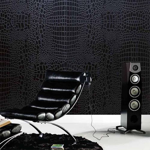 Дизайн комнаты с темными обоями. Варианты дизайна черных обоев