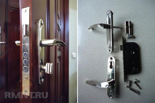 Ремонт защелки замка входной двери. Как решить проблему 01