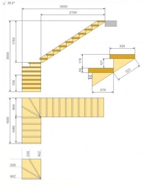 Поворот дома своими руками. Чертеж забежных ступеней с поворотом на 90. Забежная лестница высота ступени. Расчет лестницы на 2 этаж с поворотом на 90 с забежными ступенями. Лестница деревянная забежная чертеж.