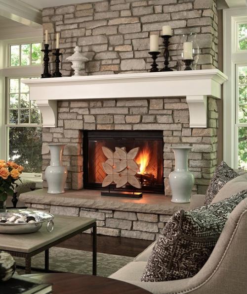 Камин в современном стиле. Домашний камин