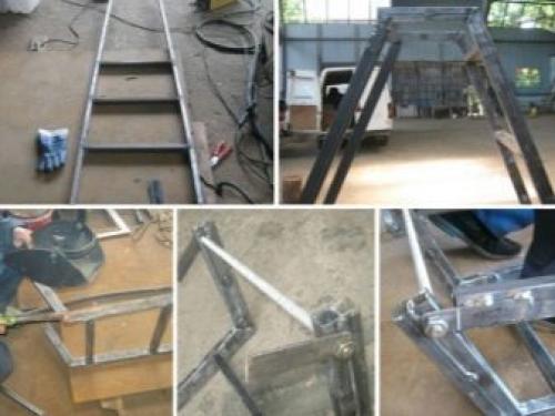 Как сделать деревянную стремянку ходули. Как сделать стремянку своими руками?