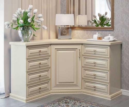 Высота комода в спальню с зеркалом. Комоды в спальню — фото примеры дизайна лучших моделей и советы по размещению в спальной комнате