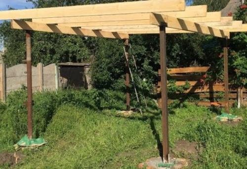 Какие особенности следует учитывать при изготовлении навеса из поликарбоната. Преимущества навесов