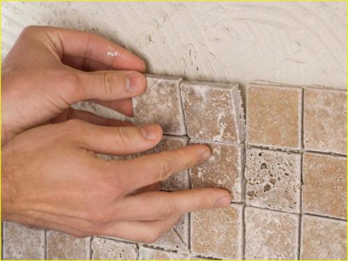 Сколько рядов плитки можно положить за один раз на стену. Секрет первый. 05