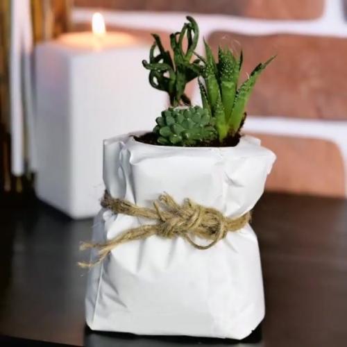 Цветочный горшок своими руками из гипса. Цветочный горшок или органайзер из гипса