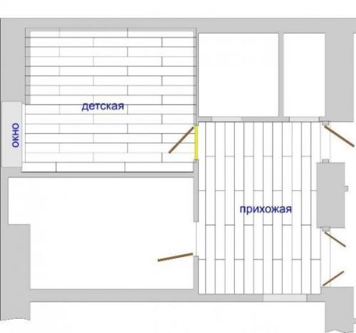 Подложка под ламинат: вдоль или поперек. Направление укладки ламината