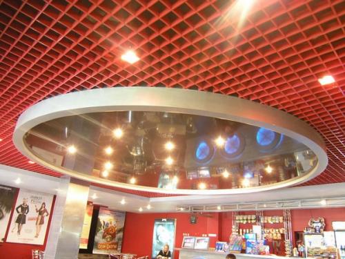 Потолок Грильято. Характеристики потолка Грильято