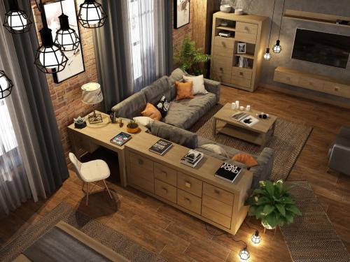 Создание атмосферы лофта с помощью обоев 03