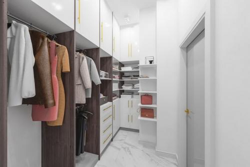 Как правильно организовать гардеробную комнату в маленьком пространстве. Как сделать гардеробную в маленькой комнате: полезные советы