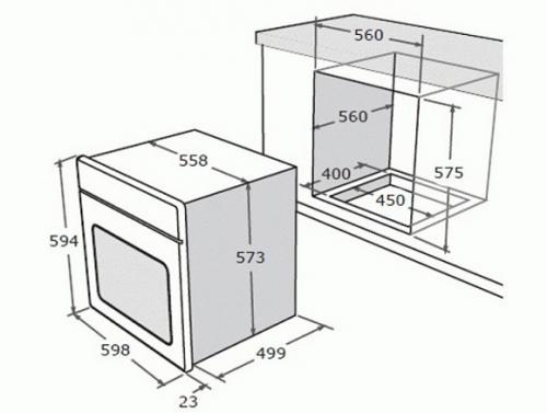 Монтаж встроенного духового шкафа в пенал. Чертежи, как встроить духовой шкаф своими руками