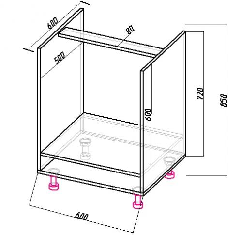 Монтаж встроенного духового шкафа в пенал. Чертежи, как встроить духовой шкаф своими руками