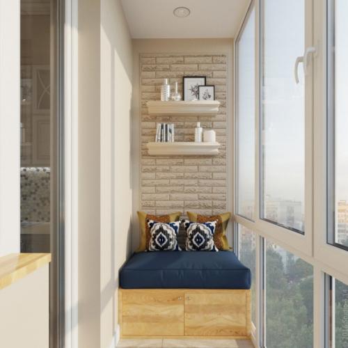 Бескаркасный диван на балкон. Какой должна быть обивка для балконного дивана