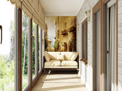 Бескаркасный диван на балкон. Какой должна быть обивка для балконного дивана