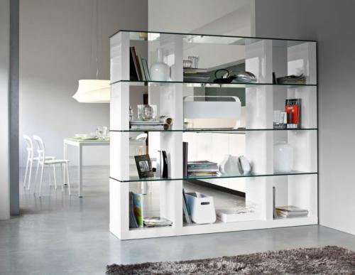 Полка из стекла и дерева. Каркасные