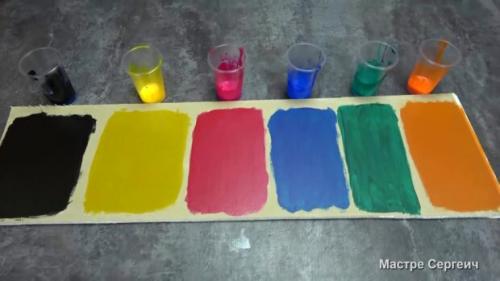 Как сделать акриловые краски в домашних условиях. Простой и бюджетный способ самостоятельного изготовления акриловых красок любого цвета