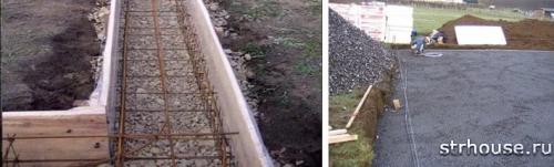 Фундамент под стоящий. Технология заливки фундамента под стоящий деревянный дом 01 Фундамент под стоящий. Технология заливки фундамента под стоящий деревянный дом 01