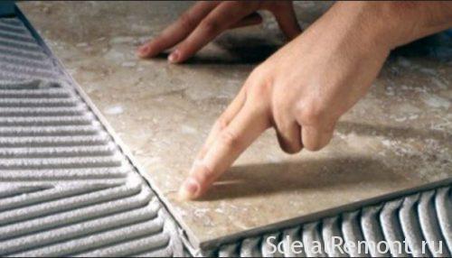 Через сколько можно ходить по плитке после укладки. Основные факторы, которые влияют на скорость высыхания