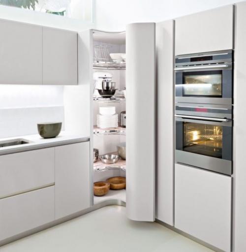 Габариты углового кухонного шкафа. Фото примеры современных угловых кухонных шкафов