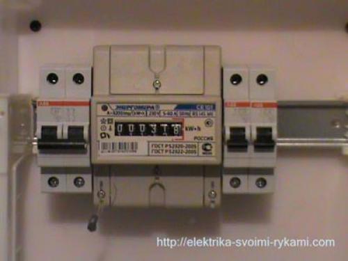 Монтаж счетчика электроэнергии. Что нужно знать перед монтажом счетчика 07
