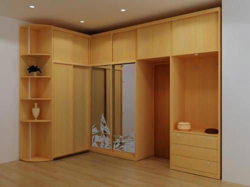 Габариты углового шкафа для одежды. Варианты расположения