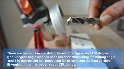 Как использовать приспособление для заточки сверл