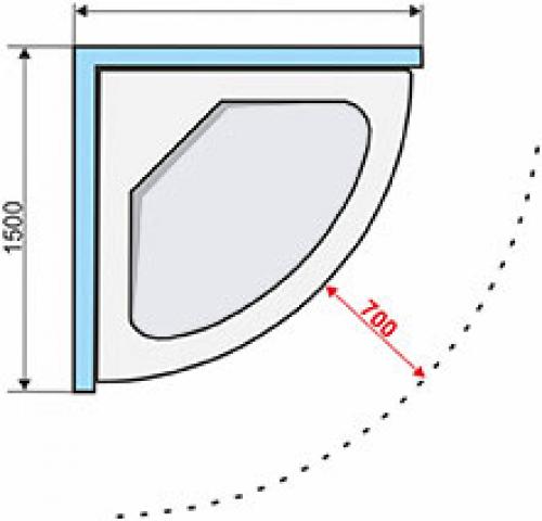 Габариты ванной комнаты. Основные правила размещение сантехники 02
