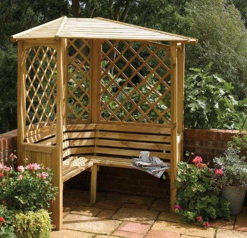 Чертеж беседки 3х3 с односкатной крышей. Этапы возведения и обустройства беседки