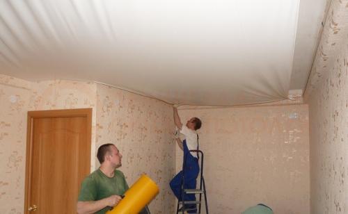 Натяжной потолок своими руками пошаговая инструкция для начинающих. Инструкция по монтажу натяжных потолков