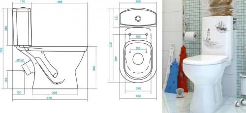 Размеры совмещенного санузла с душевой кабиной. Как подобрать размеры туалета при проектировании санузла в частном доме