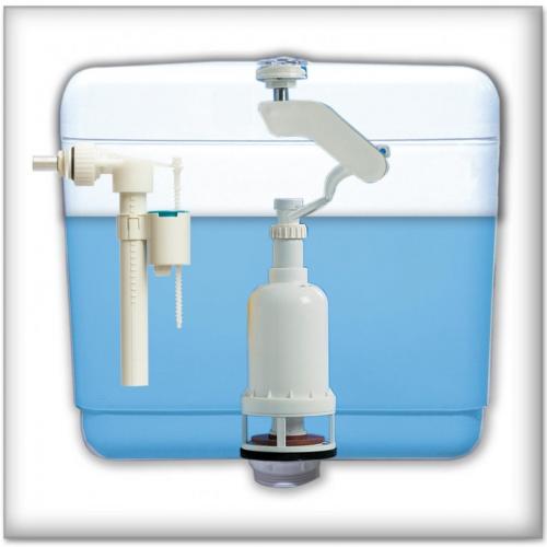 Устройство бачка унитаза. Принцип работы сливного механизма