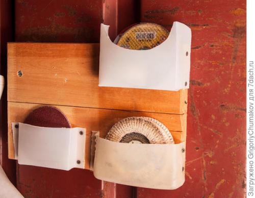 Как хранить насадки на болгарку. Кармашки для дисков УШМ или того, что придумаете. Инструменты и приспособления