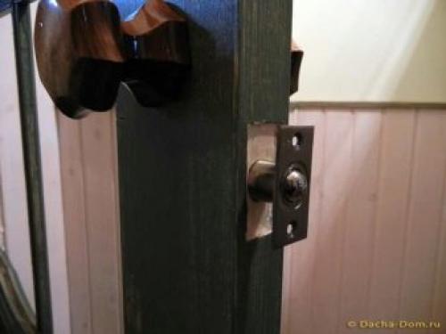 Механизм межкомнатного замка. Конструкция 17 Механизм межкомнатного замка. Конструкция 17