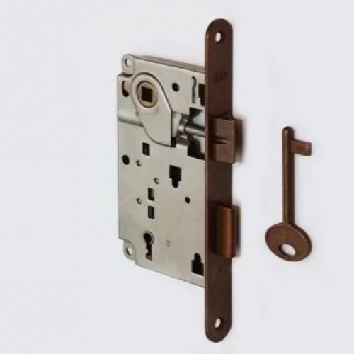 Механизм межкомнатного замка. Конструкция 10 Механизм межкомнатного замка. Конструкция 10