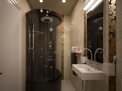 Размеры ванной комнаты с душевой кабиной. Душевая кабина: основные размеры, виды, формы, советы по выбору