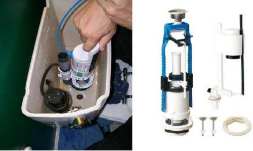 Слив для унитаза. Внутреннее устройство