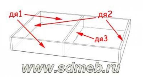 Размеры односпальной кровати с ящиками. Проектируем односпальную кровать с выдвижными ящиками