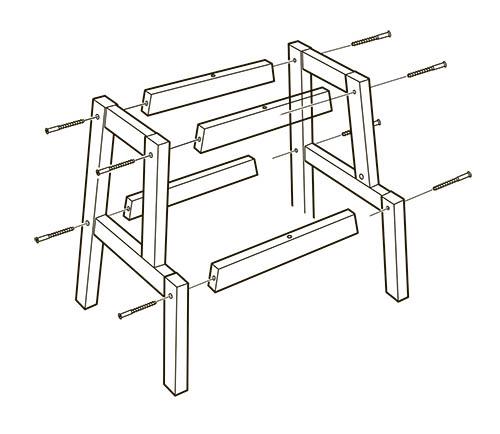 Деревянная стремянка своими руками чертежи. Табуретка стремянка своими руками из дерева чертежи — обзор вариантов и характеристик, технология монтажа