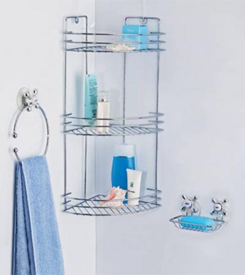 Полки внутри стены в ванной. Разновидности