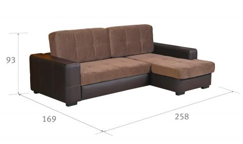 Размер углового дивана. Стандартные размеры