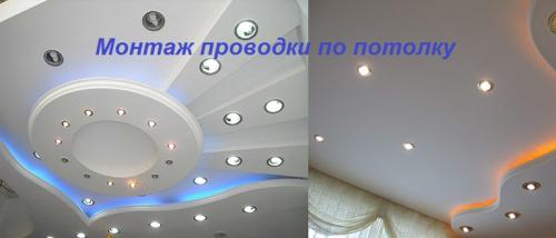 Разводка электрики в квартире по потолку. Как провести проводку по потолку своими руками: подробная инструкция по прокладке электропроводки в гофре от щитка с разводкой без штробления