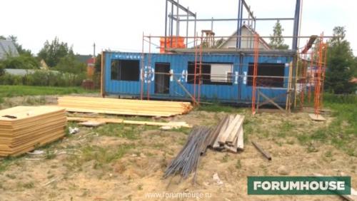 Готовые проекты домов из морских контейнеров. Поэтапное строительство дома из морских контейнеров