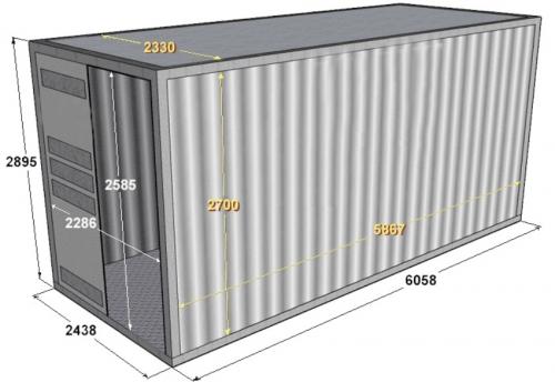 Дом из контейнера 20 футов. Размерные параметры и фото контейнеров для строительства домов