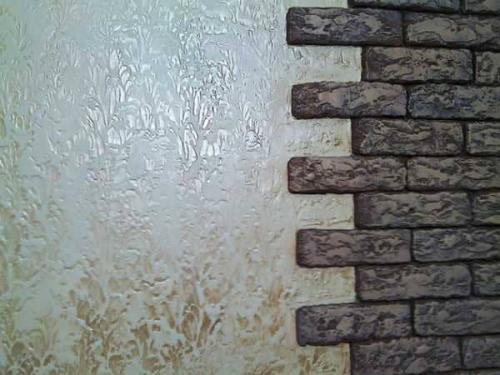 Увеличение эстетической привлекательности стен с помощью декоративной штукатурки короед 01