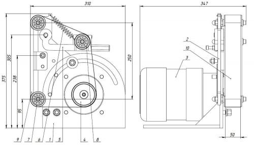 Чертеж гриндера под 610 ленту. Принципиальная схема конструкции гриндера и принцип его работы