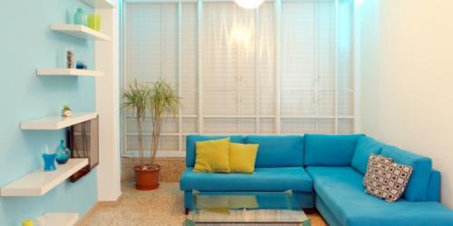 Угловые диваны со спальным местом в интерьере гостиной. Особенности выбора углового дивана 25