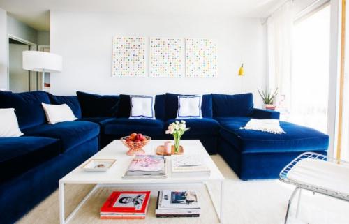 Угловые диваны со спальным местом в интерьере гостиной. Особенности выбора углового дивана 24