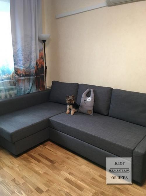 Размеры углового дивана икеа. Мой отзыв на угловой диван «Фрихетэн»